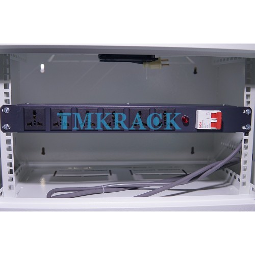 Thanh nguồn PDU 6 cổng đa năng TMK RACK | MCB 20A, chuẩn 19inch | Phụ kiện tủ rack