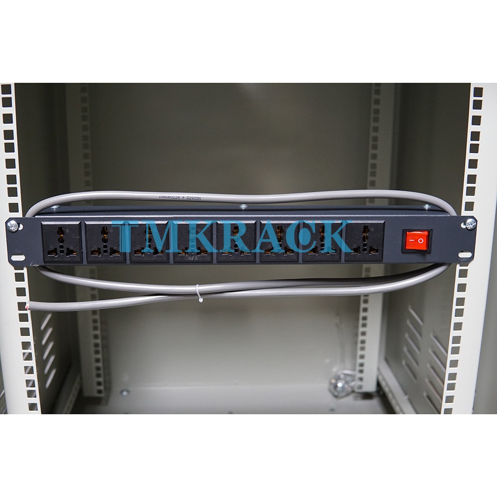 Thanh nguồn PDU 8 cổng đa năng TMK RACK | Chuẩn 19inch | Phụ kiện tủ rack